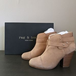 Rag & Bone Harrow Bootie in Tan Nubuck